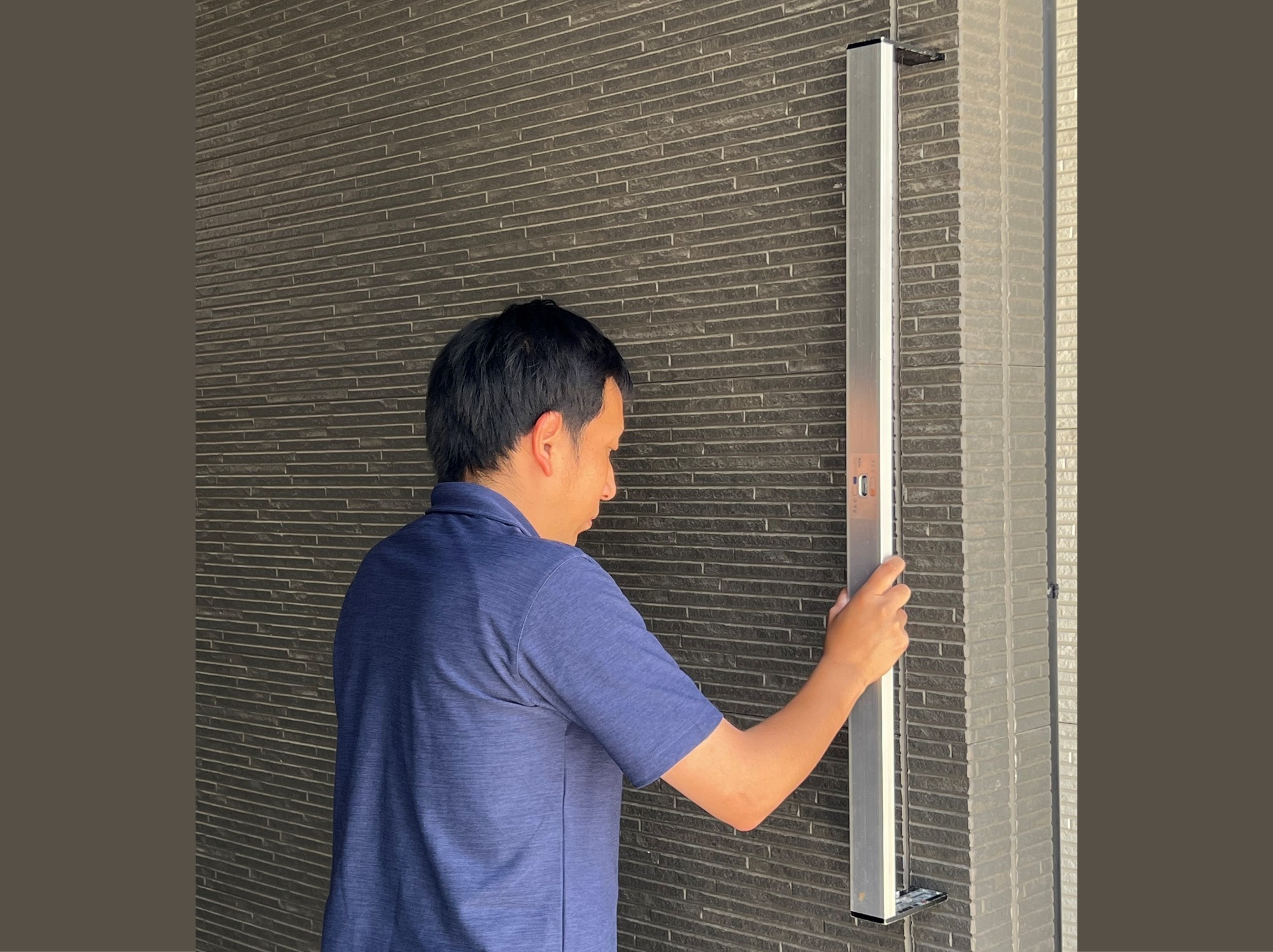 家屋調査　傾斜測定